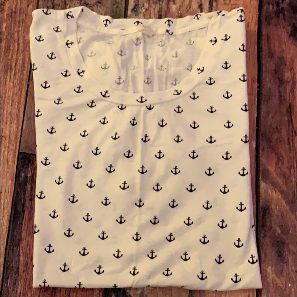 JCrew anchor tee shirt